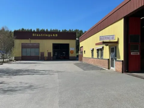 Blästrings AB:s lokaler på Bruttovägen i Järfälla